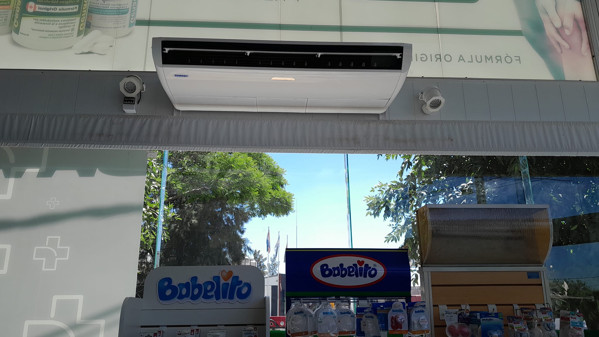 Instalación de unidad exterior de aire acondicionado