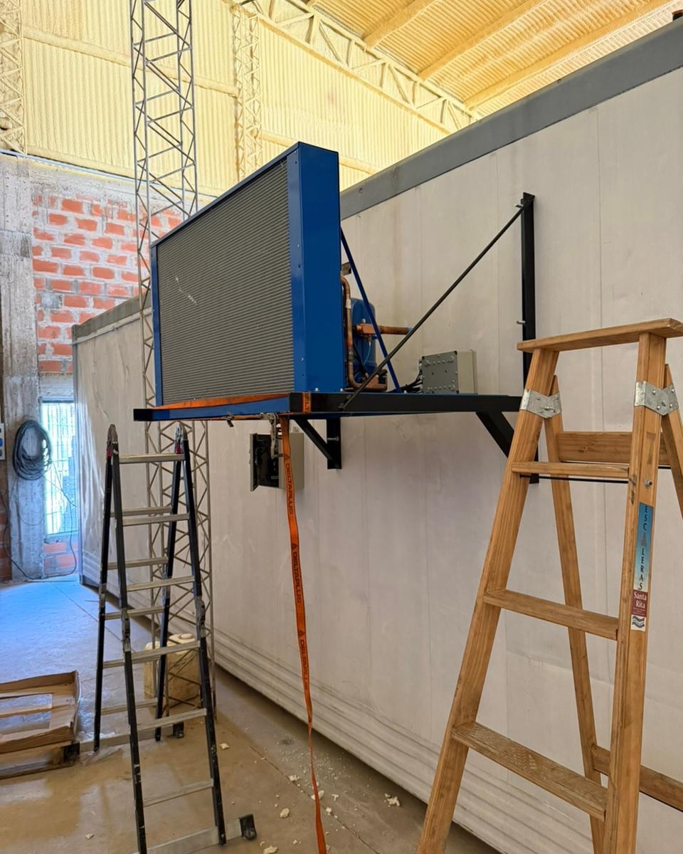 Cámara terminada y en régimen de frío